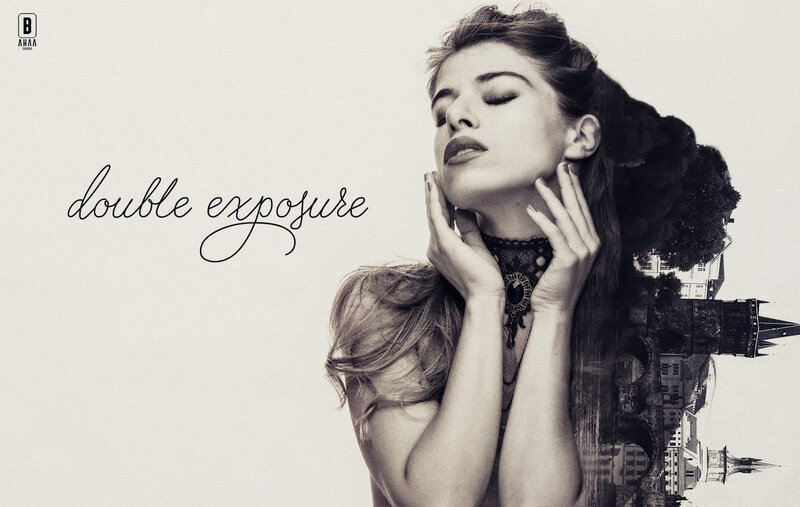 Woman with Double Exposure