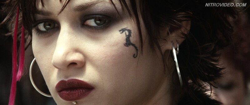 woman with dragon tattoo