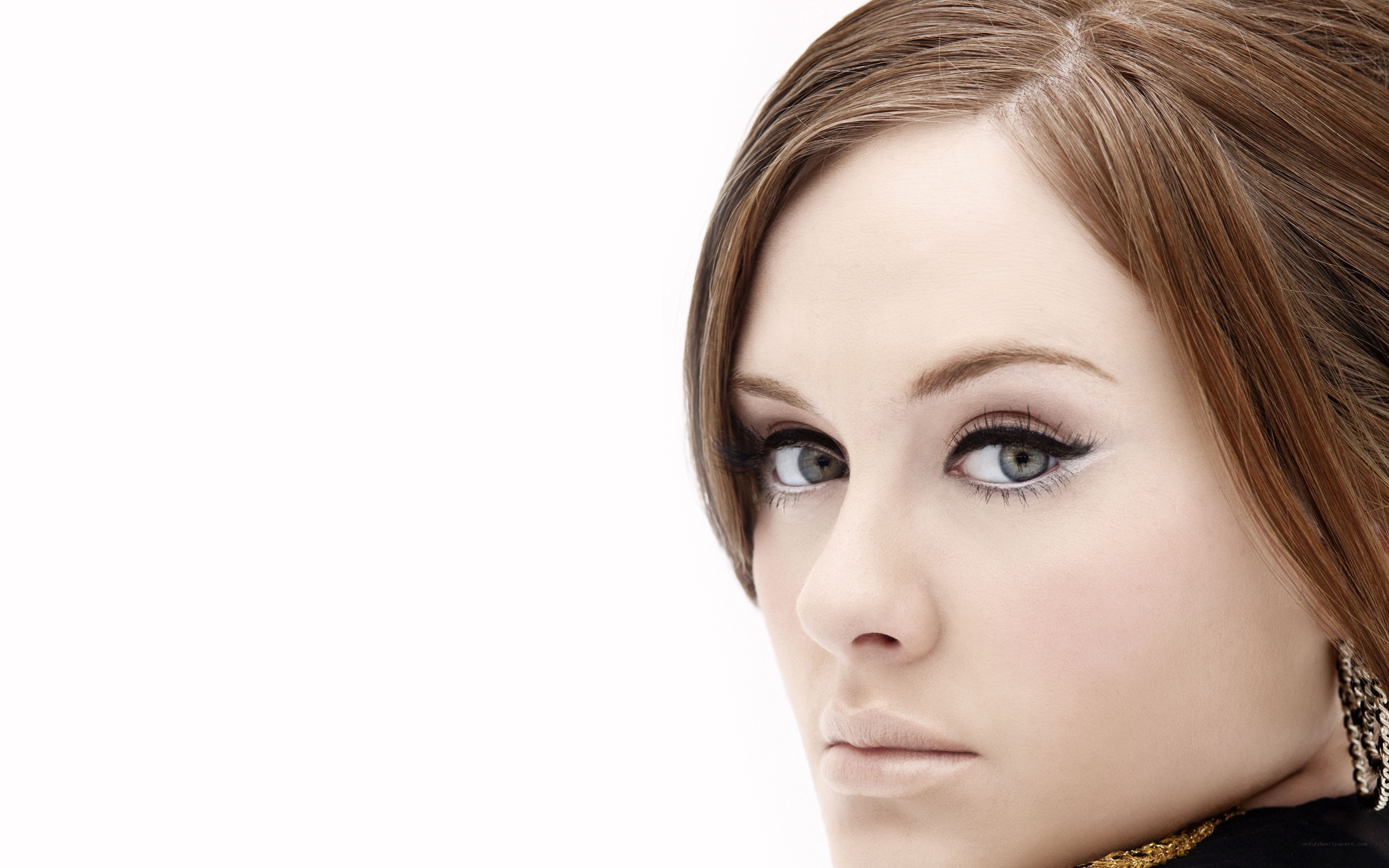 woman with dramatic eye makeup