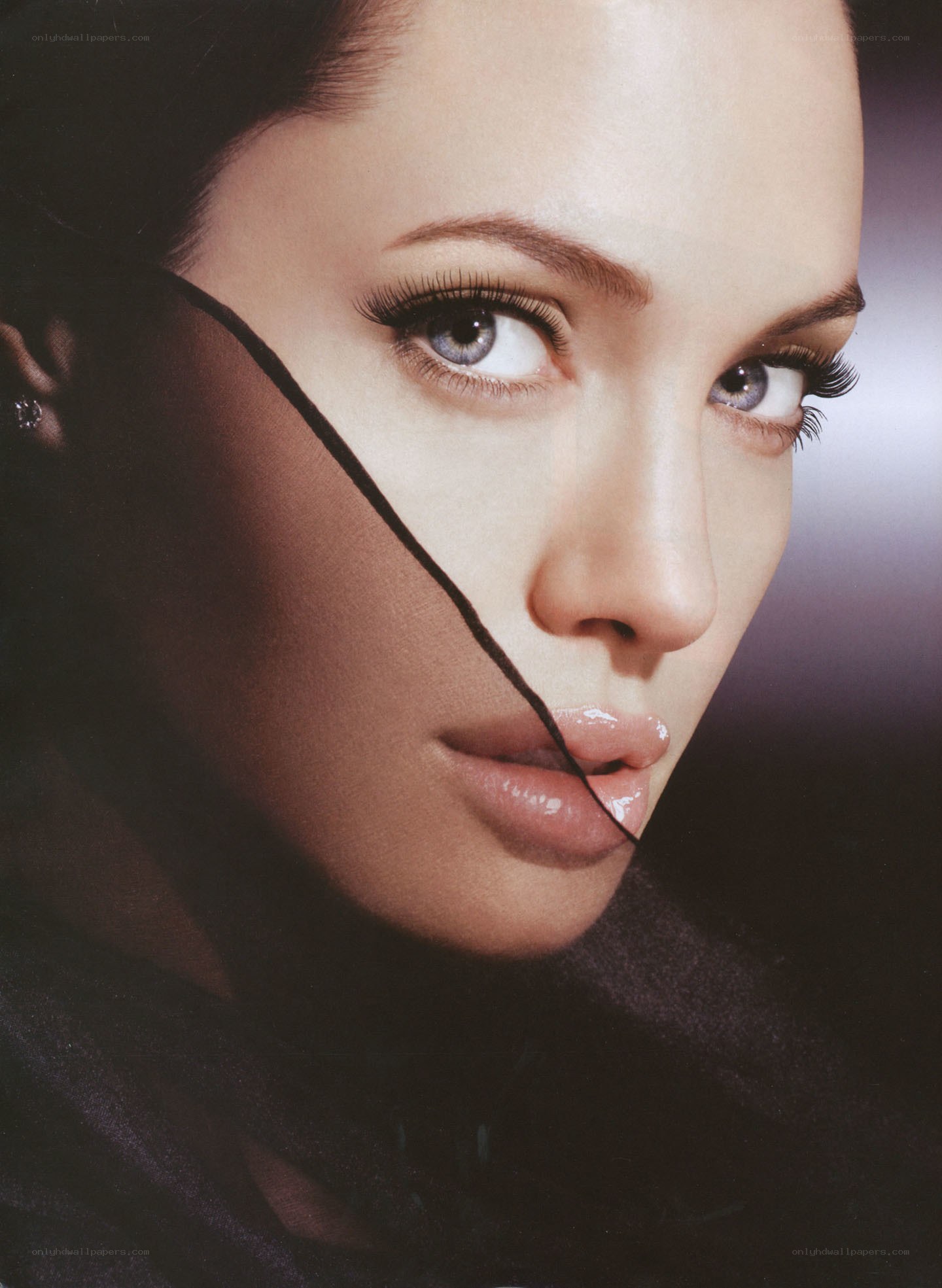 woman with dramatic eye makeup