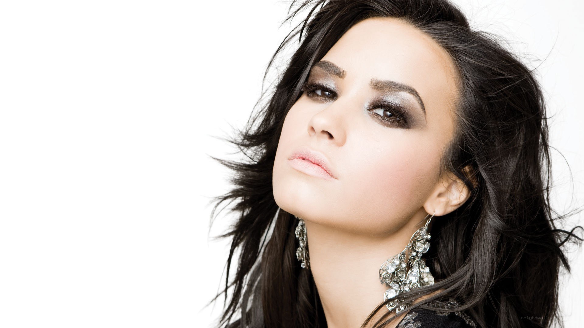 woman with dramatic makeup