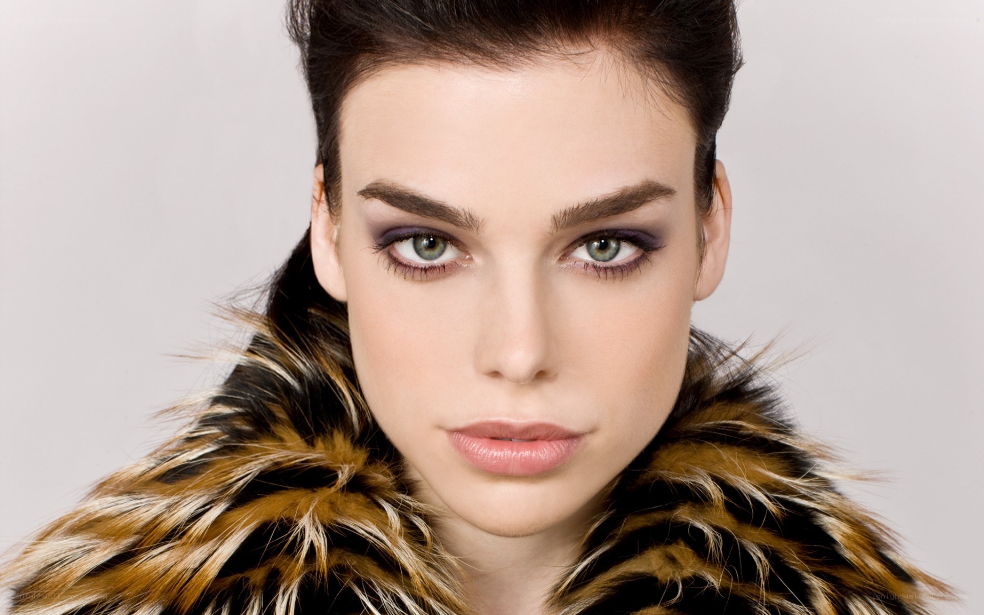 woman with dramatic makeup