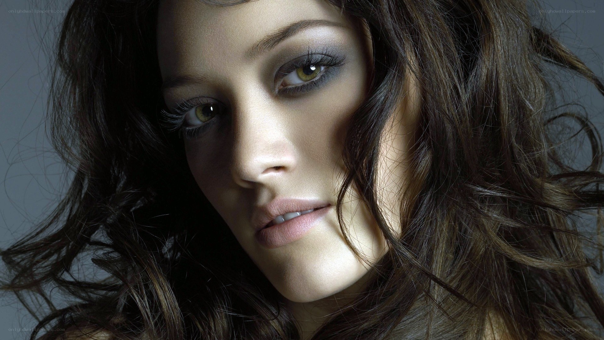 woman with dramatic makeup