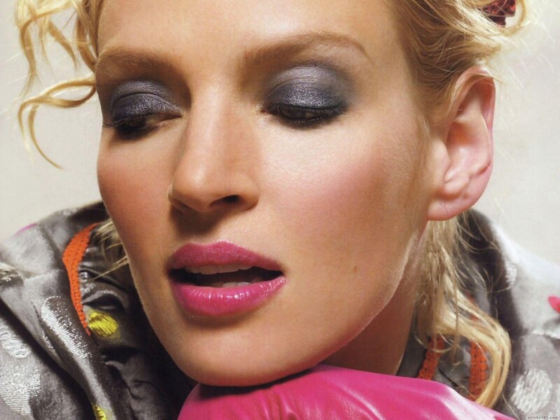 woman with dramatic makeup