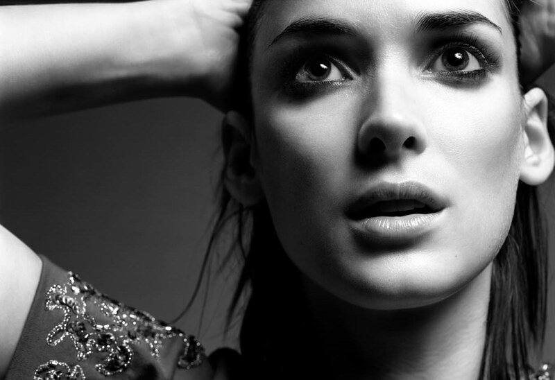 woman with dramatic makeup