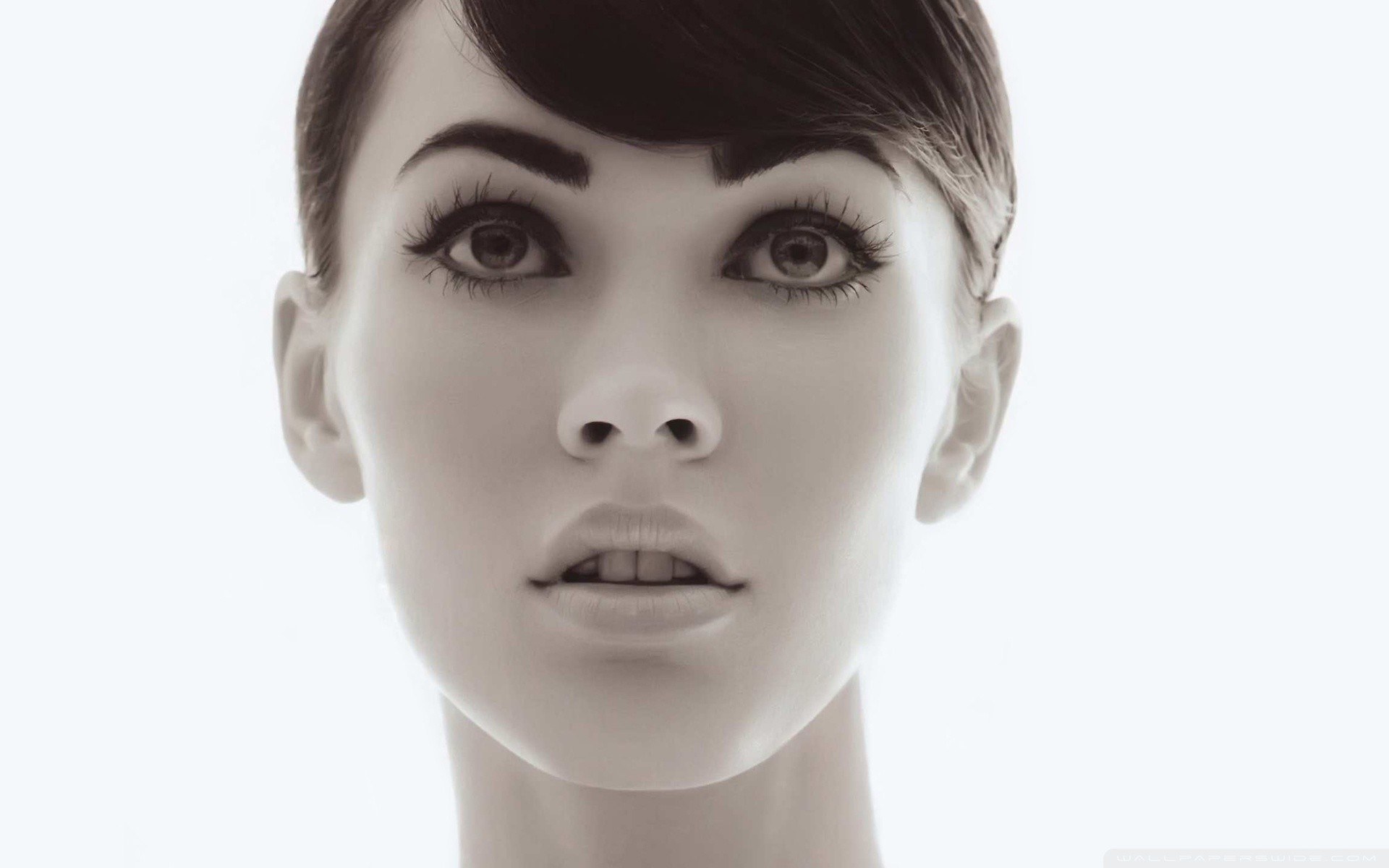 woman with dramatic makeup