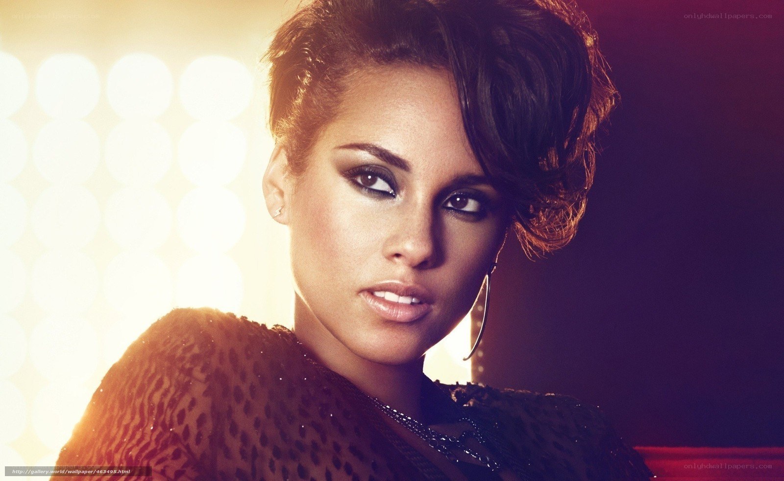 woman with dramatic makeup and lighting