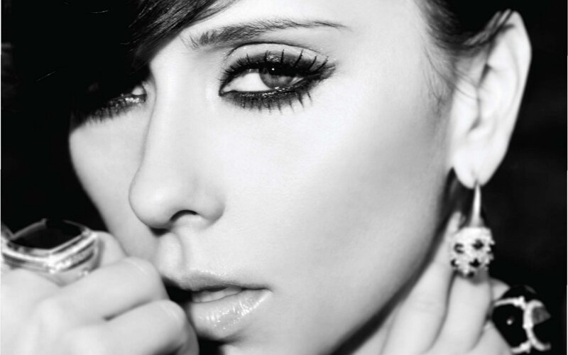 Woman with Dramatic Makeup — Black, Photograph, Eye