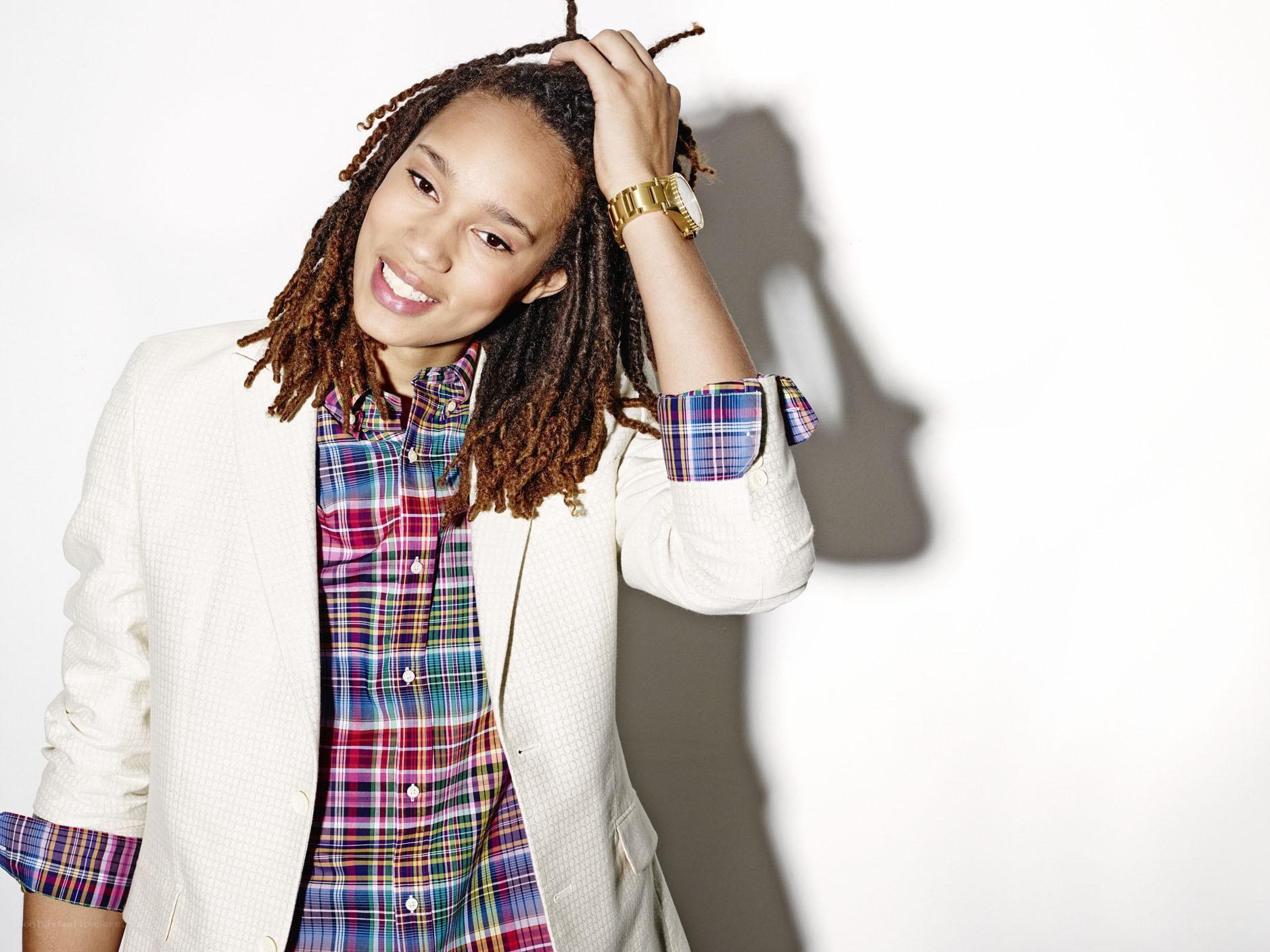 woman with dreadlocks smiling