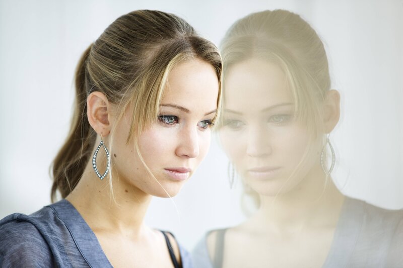 woman with earring portrait