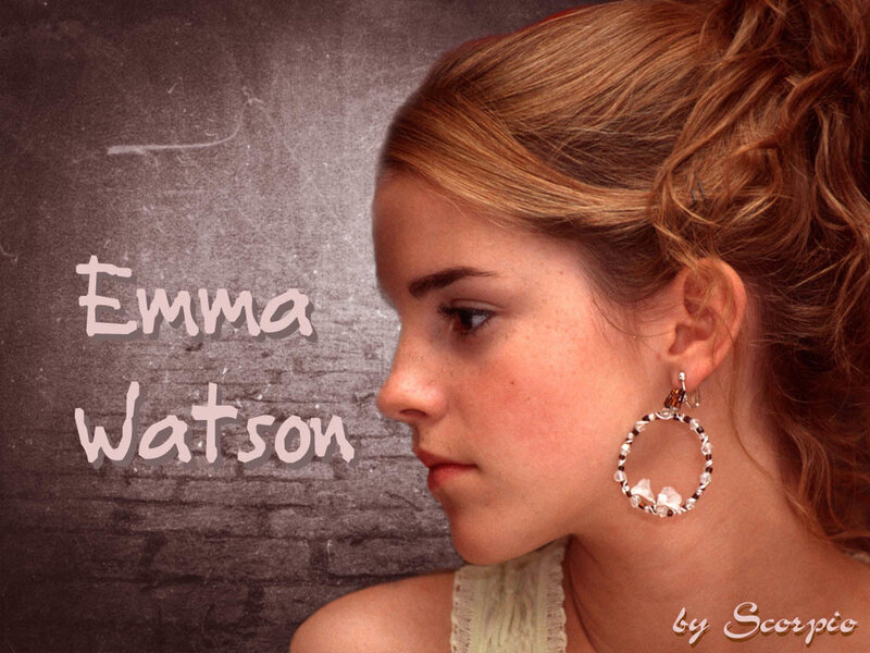 Woman with Earrings — Brown, Contemplative