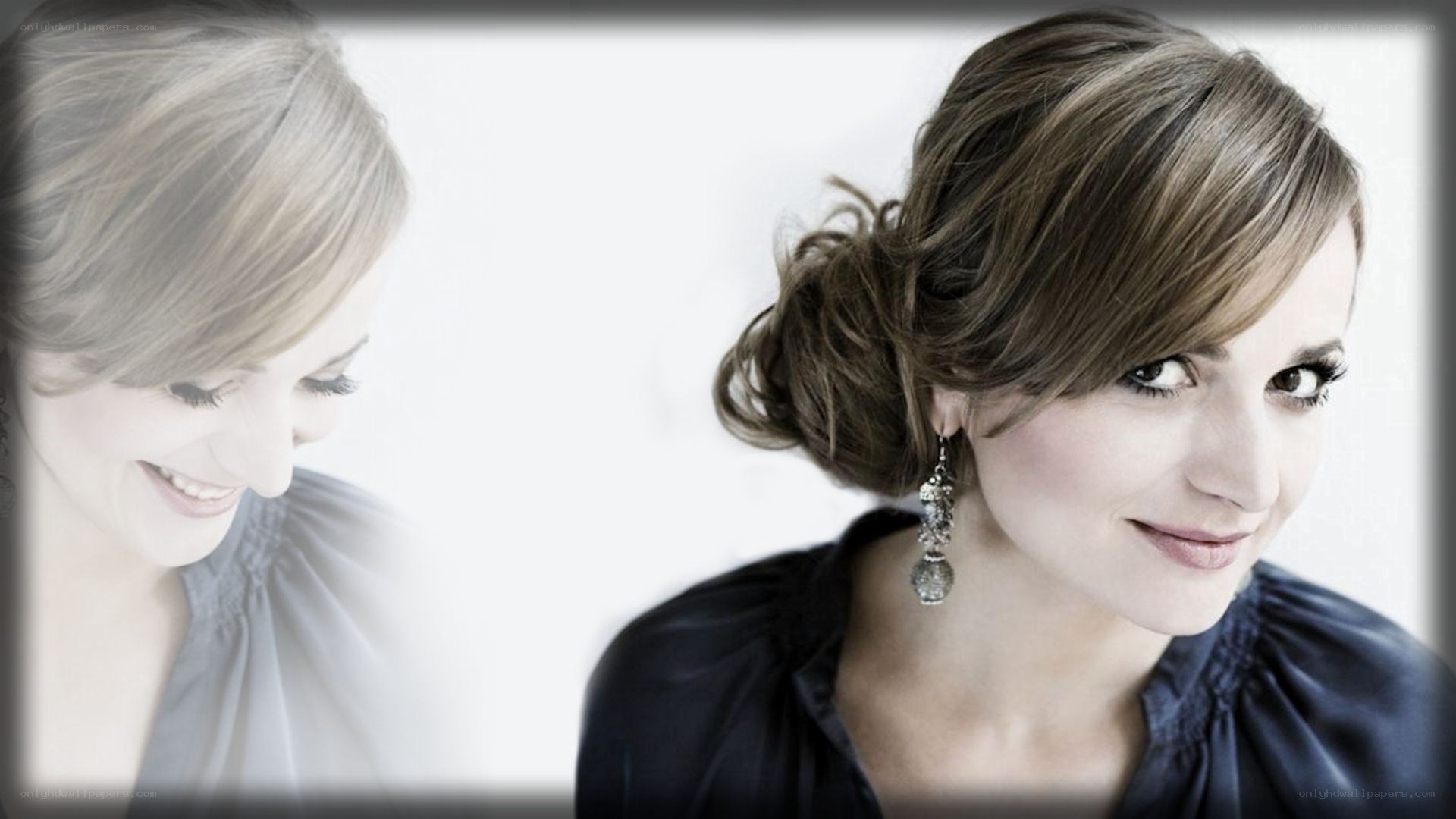 woman with elegant hairstyle