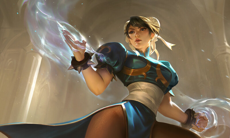 Woman with Energy Sphere