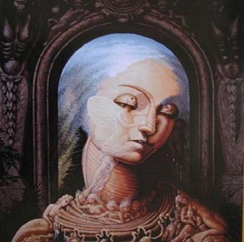 Woman with Exposed Anatomy