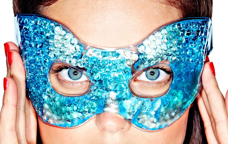 Woman with Eye Mask