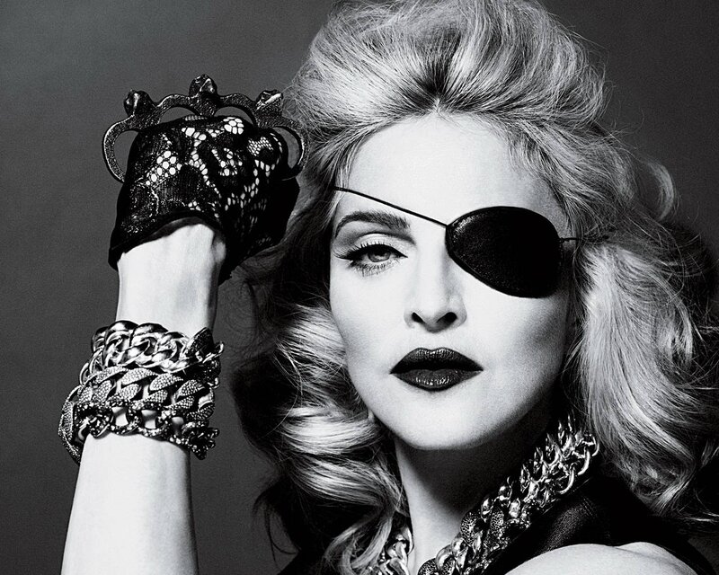 Woman with Eyepatch — Black, Dramatic