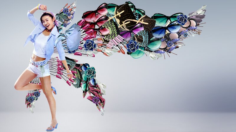woman with fashion accessories