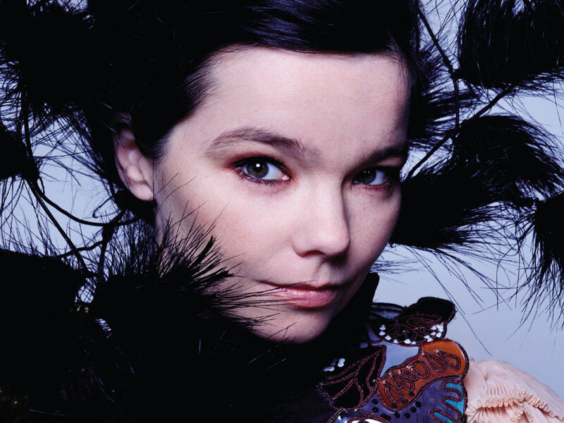 woman with feathered collar