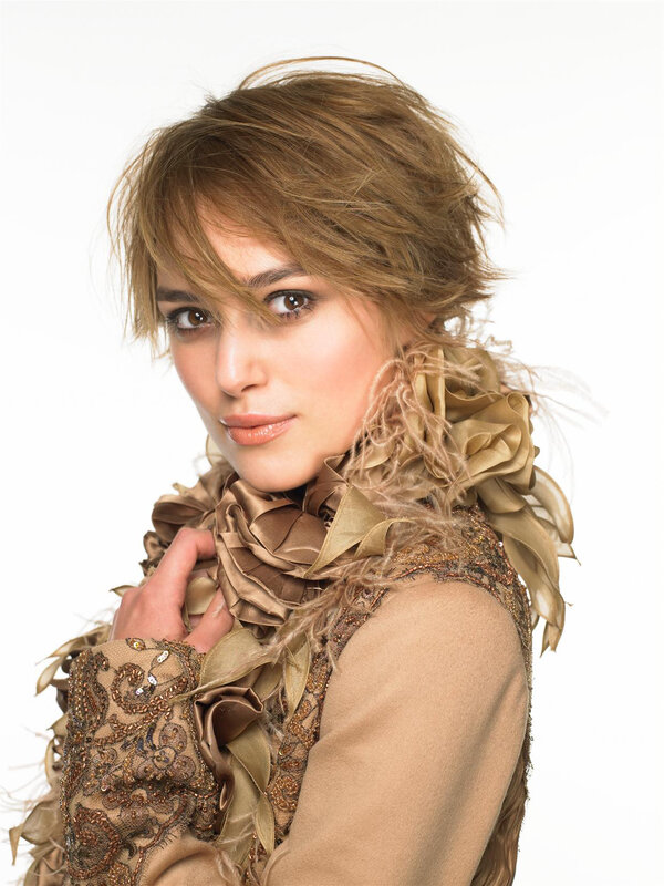 woman with feathered scarf