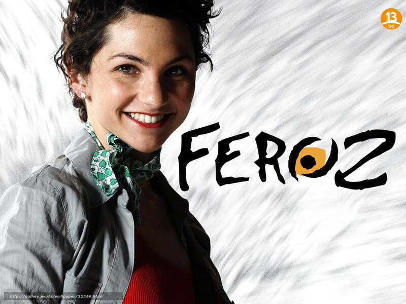Woman with Feroz text