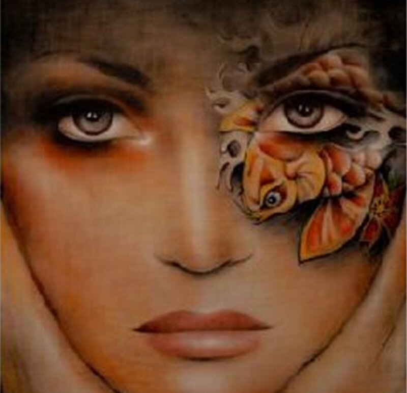 Woman with Fish Tattoo