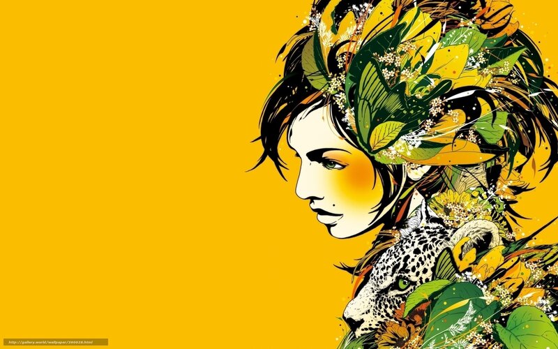woman with floral crown