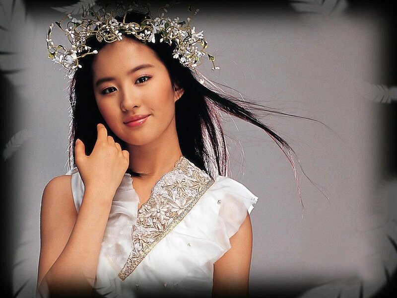woman with floral crown