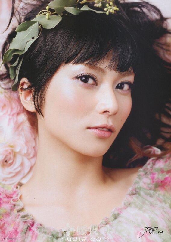 woman with floral crown
