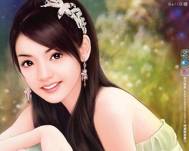 woman with floral headpiece