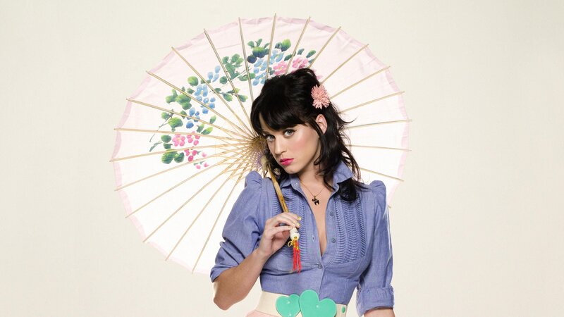 woman with floral parasol