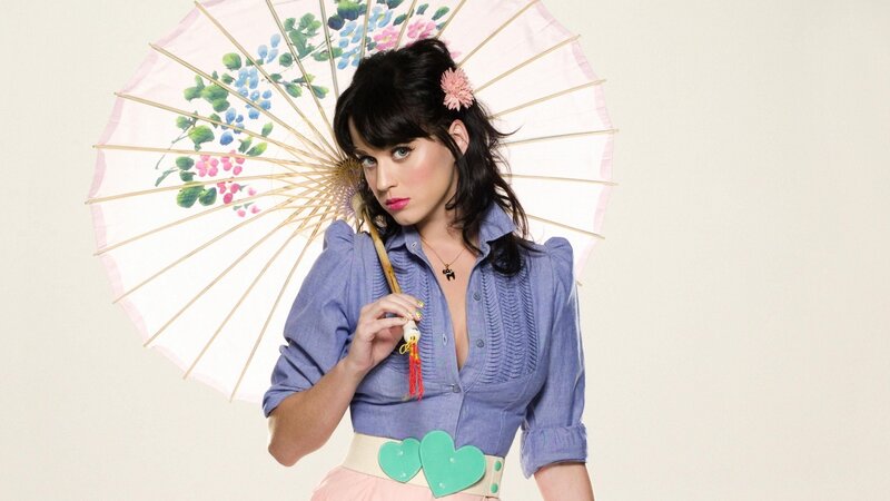 woman with floral parasol