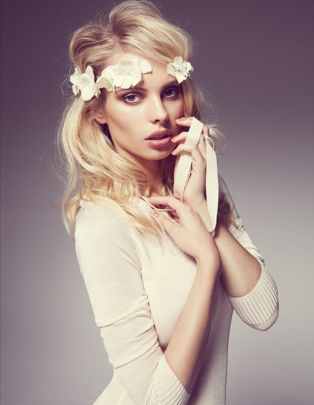 woman with flower crown