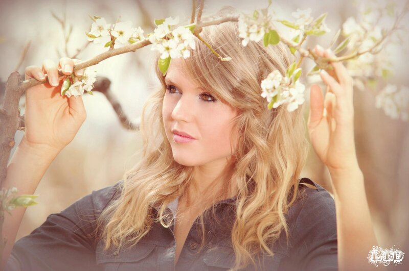 woman with flower crown