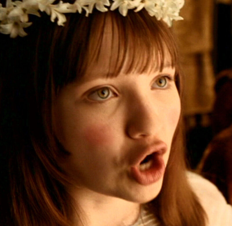 woman with flower crown