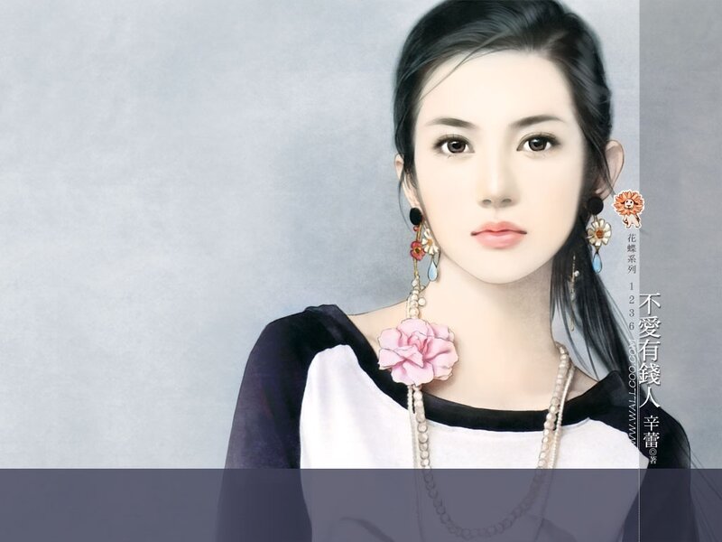 Woman with Flower Earring — Gray