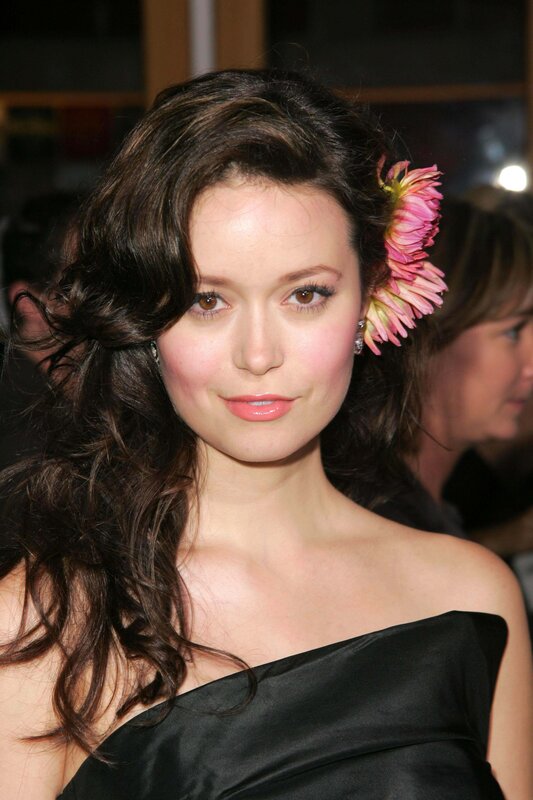 Woman with Flower in Hair — Black, Formal, Night