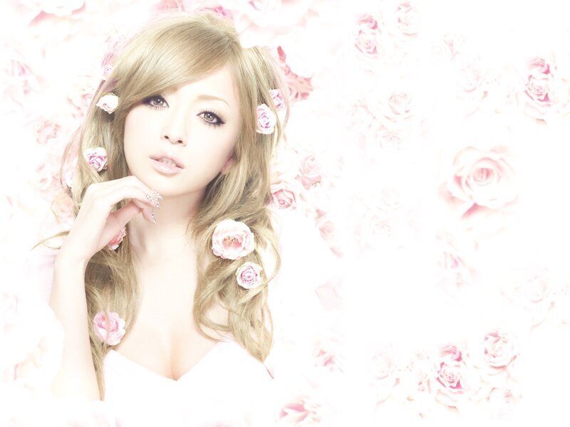 woman with flowers in hair