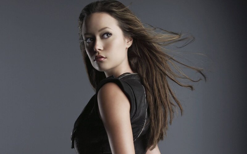 woman with flowing hair