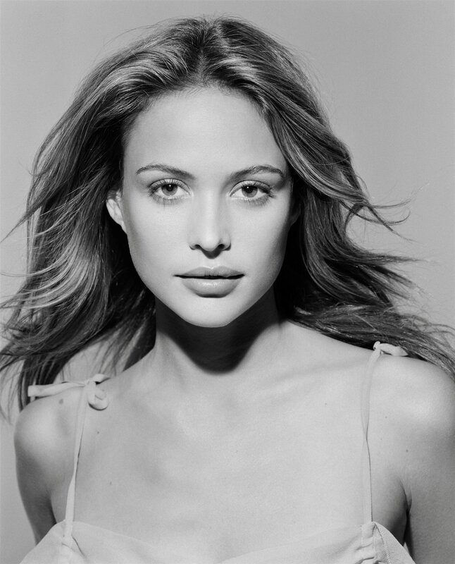 woman with flowing hair