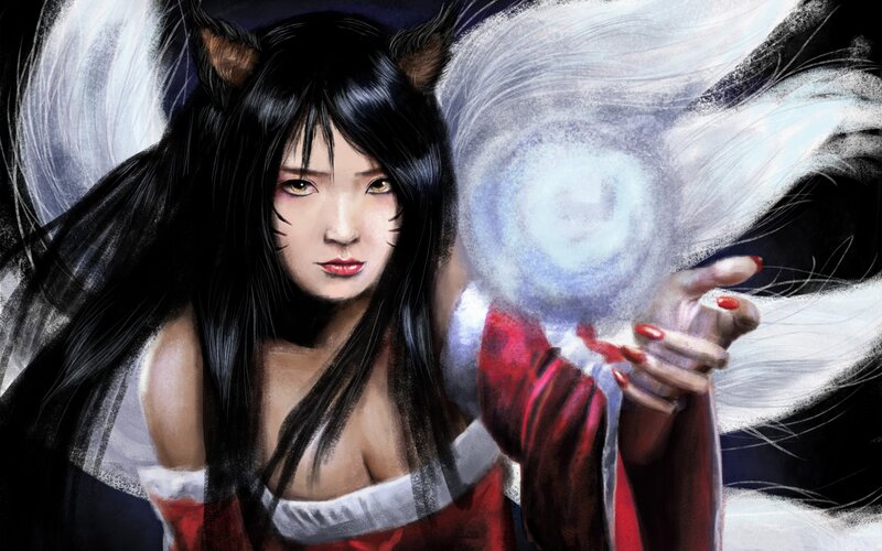 Woman with Fox Ears — Black