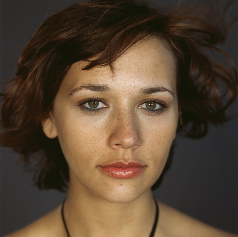 woman with freckles and short hair