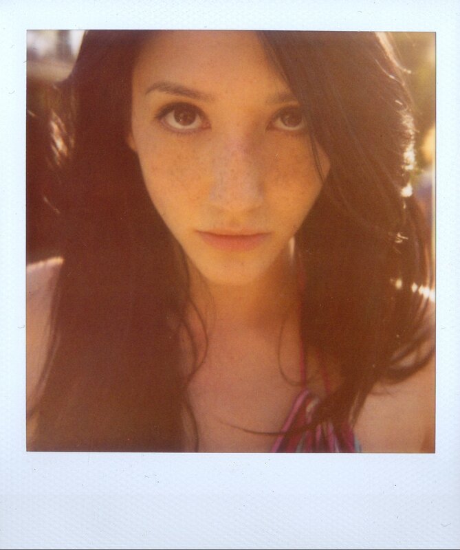 Woman with Freckles — Brown, Calm, Sunset, Photograph