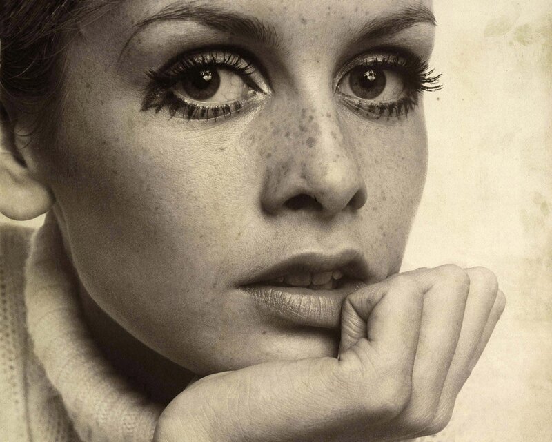 Woman with Freckles — Sepia, Contemplative, Photograph