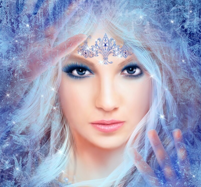 Woman with Frost Crown