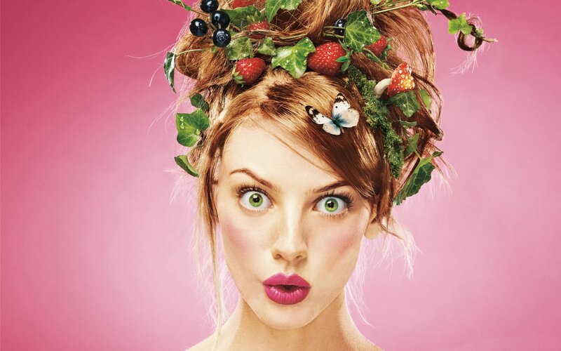 Woman with Fruit Crown