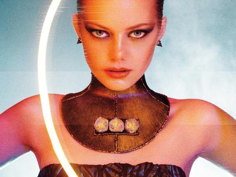 Woman with Futuristic Collar