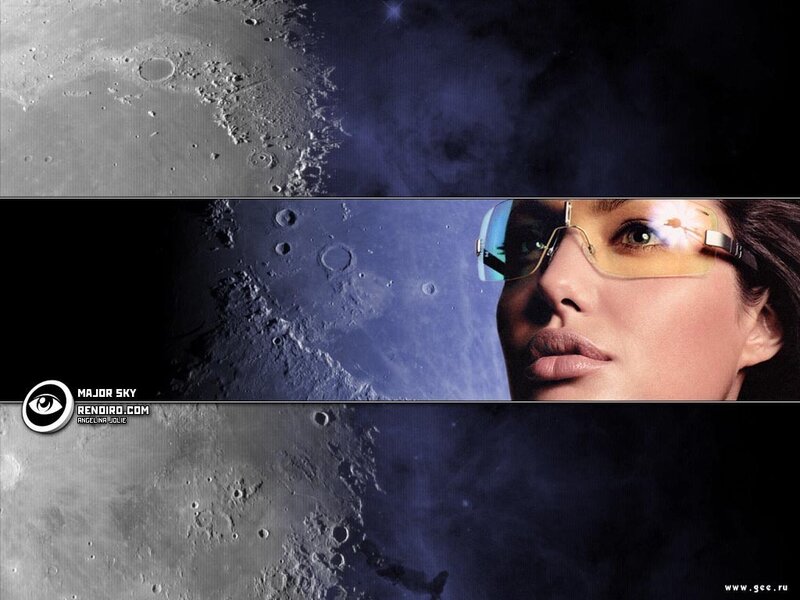 woman with futuristic glasses