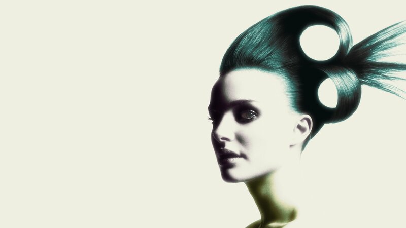 woman with futuristic hairstyle