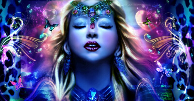 Woman with Gem Crown