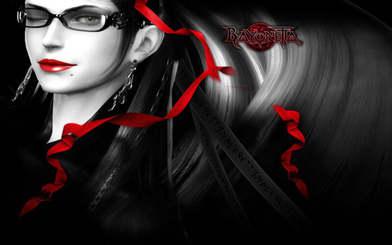 Woman with Glasses and Red Ribbon